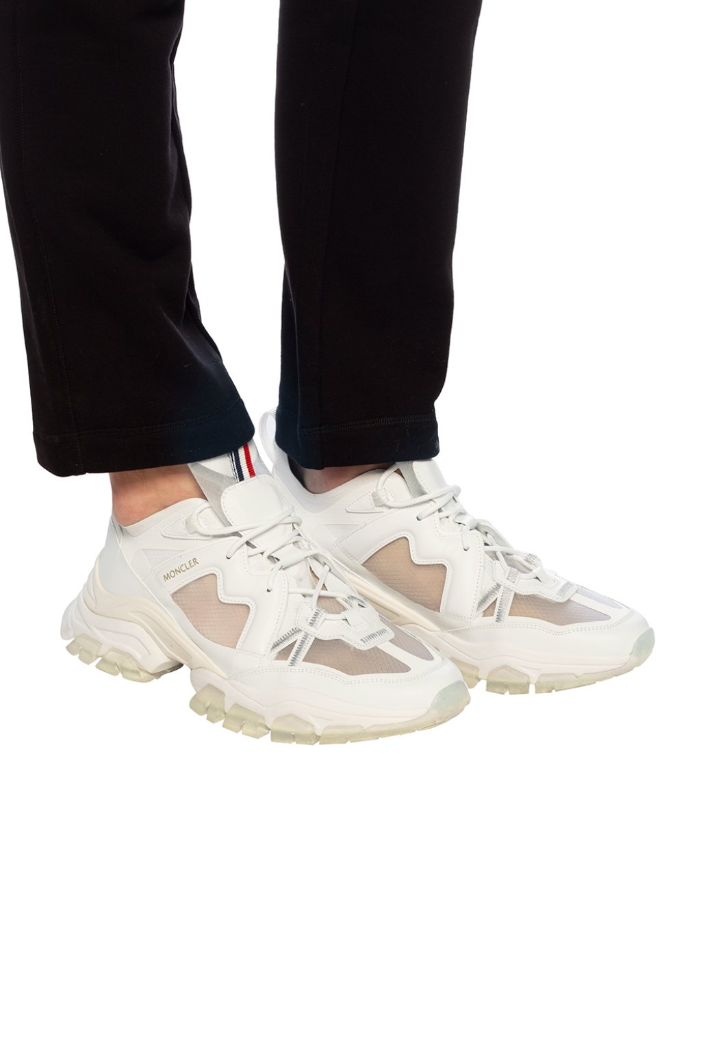 White 'Leave No Trace' sneakers Moncler - SchaferandweinerShops Ghana -  Good for fast running in cold conditions